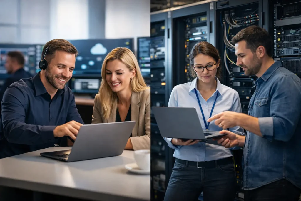 Managed Services oder internes IT-Team wählen?