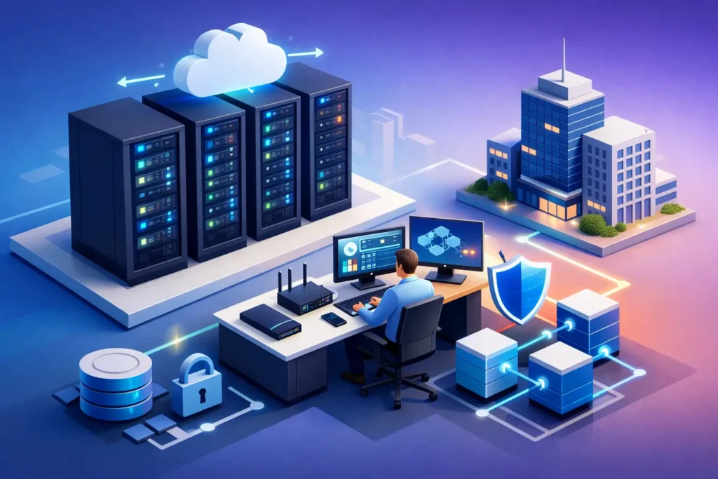 Managed Colocation für Unternehmen erklärt