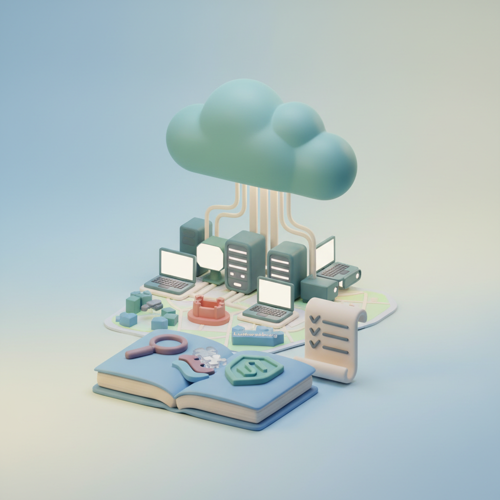 Managed Services Unternehmen: 5 Kriterien für die richtige IT-Partnerwahl in Ludwigsburg – KI-generiertes Symbolbild