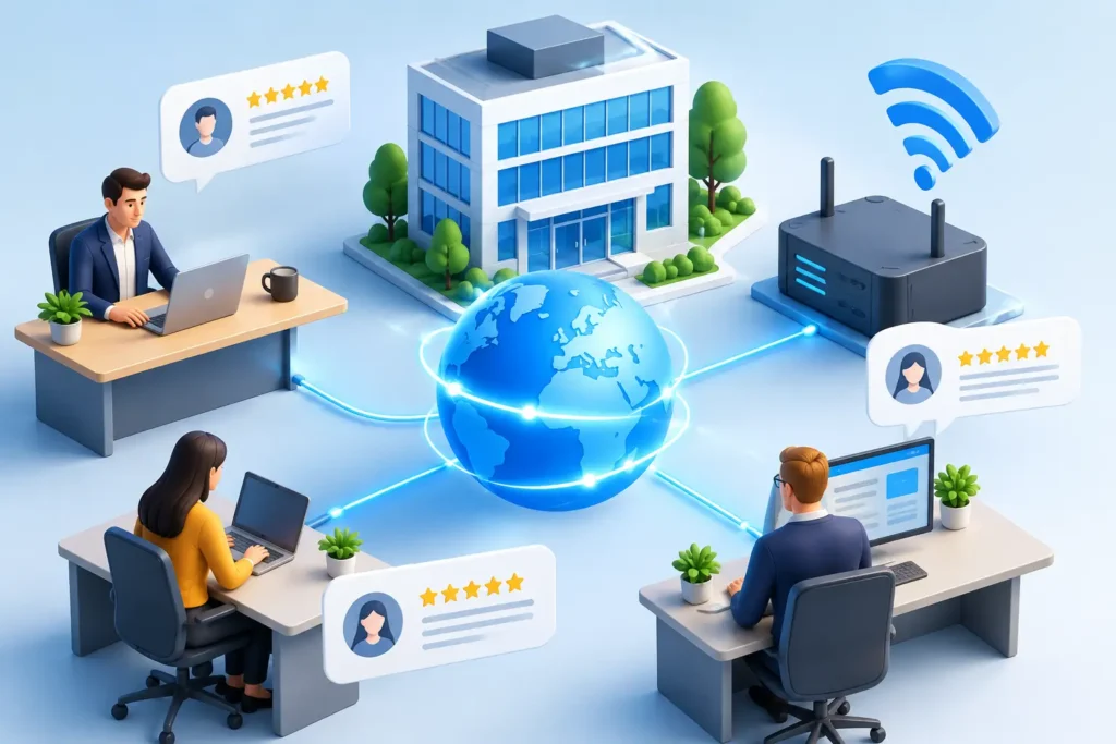 Internetprovider für Unternehmen: Erfahrungen nutzen